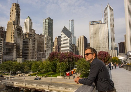 What street is chicago's magnificent mile a shopping district on?